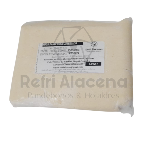 MASA PANDEYUCA CONGELADA x 1.000 gr