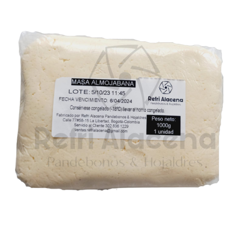 MASA ALMOJABANA CONGELADA x 1.000 gr