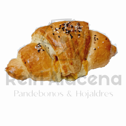 CROISSANT DE JAMÓN Y QUESO HORNEADO x Unidad